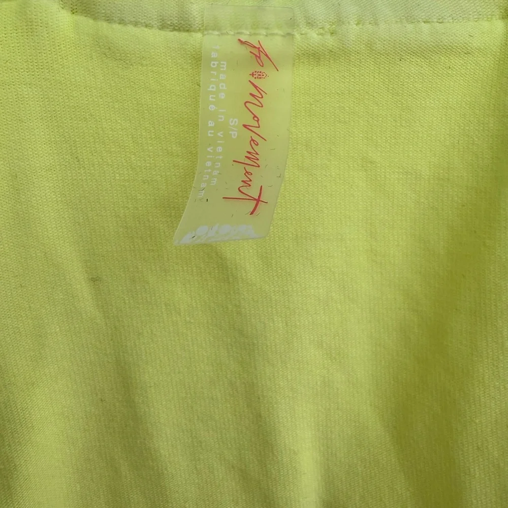 Free people Neon Yellow Dress/romper small - Picture 4 of 5